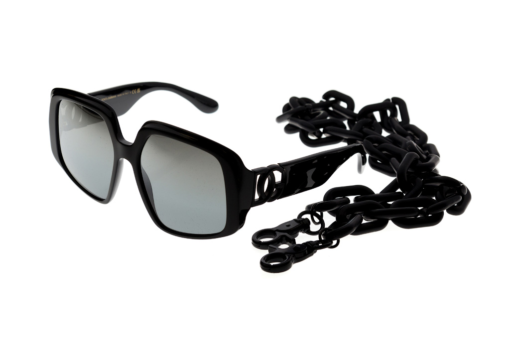 Dolce & Gabbana 0DG4386 501/88 + цепочка GREY MIRROR SILVER GRADIENT 58 17 очки с/з